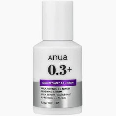 anua retinol 0.3 niacin renewing serum