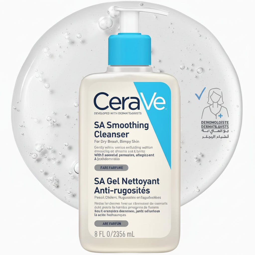 CeraVe – SA Smoothing Cleanser | CeraVe Exfoliating Cleanser with Salicylic Acid