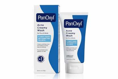 PanOxyl – Acne Creamy Wash 4% Benzoyl Peroxide | PanOxyl 4% Creamy Wash for Acne Treatment