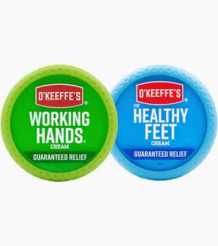 O’Keeffe’s – Working Hands &amp; Healthy Feet Cream Set | مجموعة أوكيفز لليدين والقدمين شديدة الجفاف